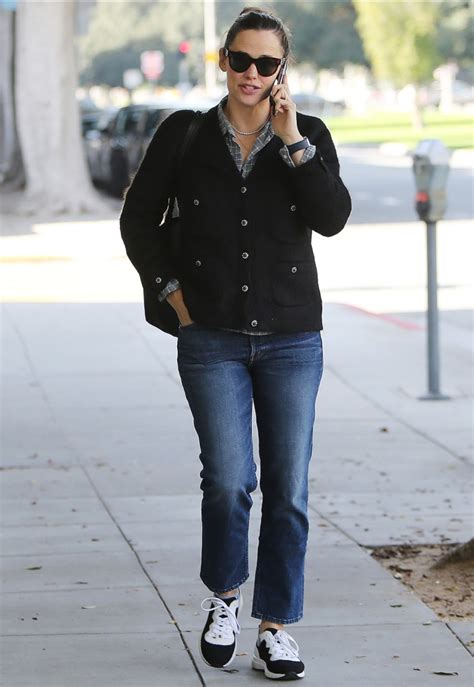 jennifer garner chanel shoes|Jennifer Garner Wears Mom Jeans With Chanel Sneakers in LA.